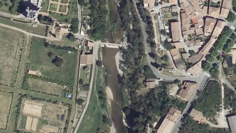 Vue aérienne : Saint Jean sur l'Orbieu