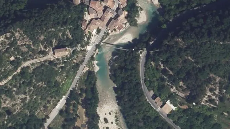 Vue aérienne : Esteron 1
