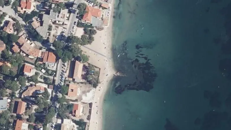 Vue aérienne : Plage des Pesquiers