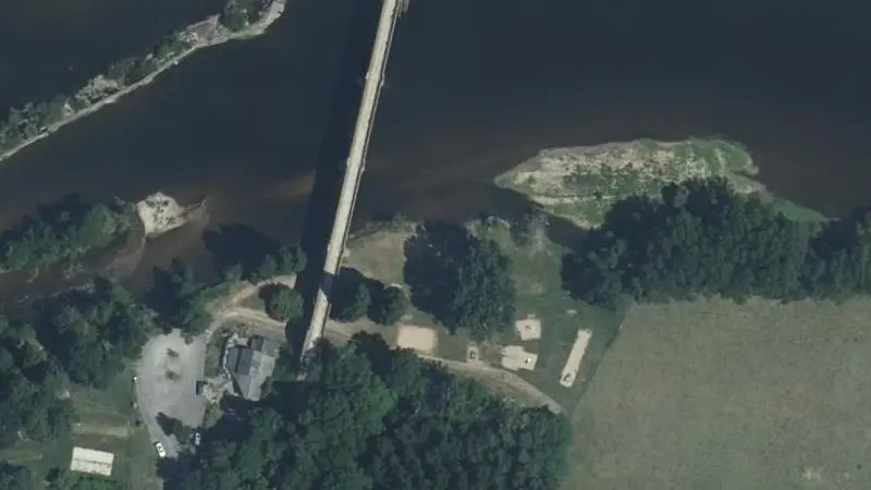Vue aérienne : Baignade de la Creuse