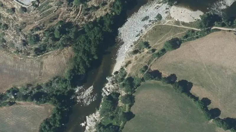 Vue aérienne : Plage de la Loire
