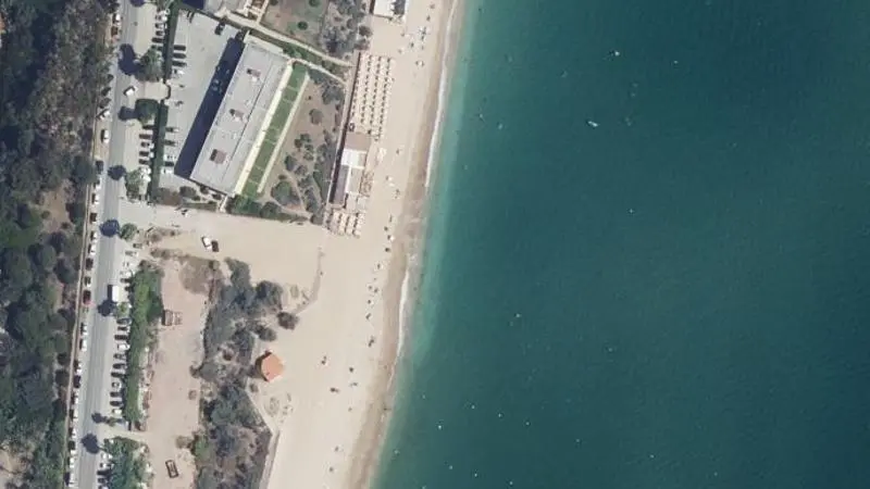 Vue aérienne : Plage Batailler (poste de Secours)