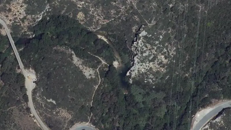 Vue aérienne : Plage du Verdouble