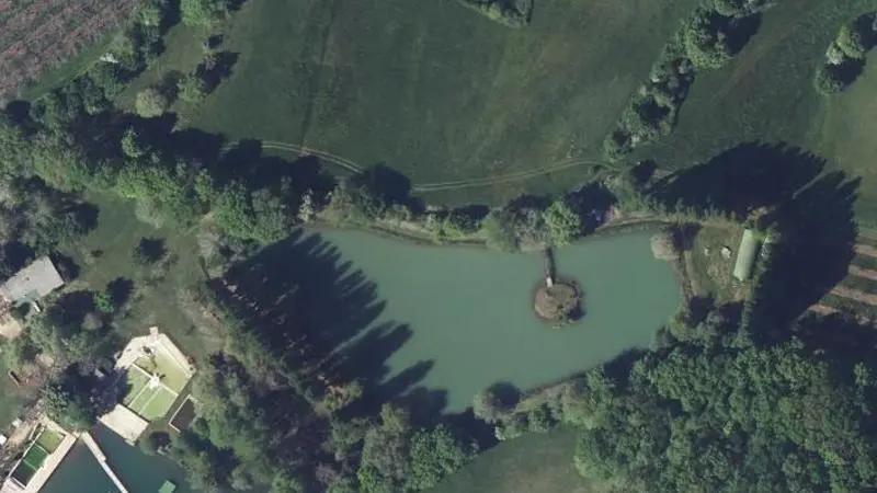 Vue aérienne : Etangs du Bos