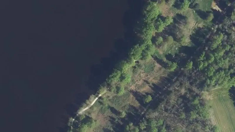 Vue aérienne : Grand Etang de St Estephe