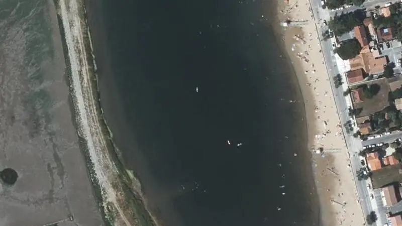 Vue aérienne : La Plage