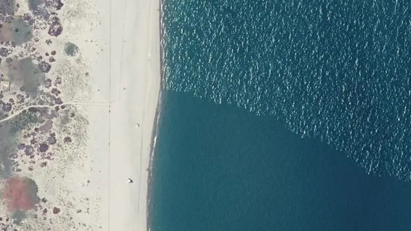 Vue aérienne : Plage de l'Auque