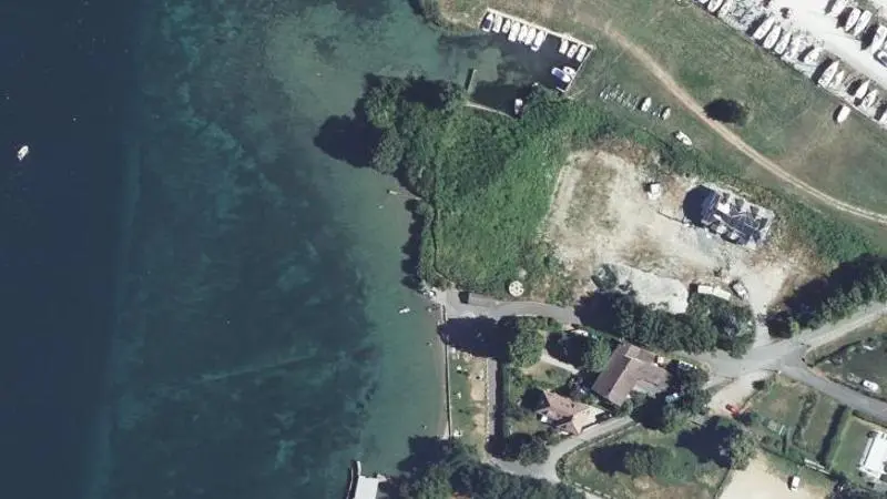 Vue aérienne : Messery la Pointe