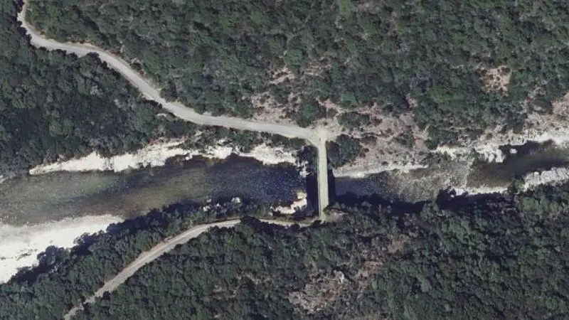 Vue aérienne : Pont de Truggia