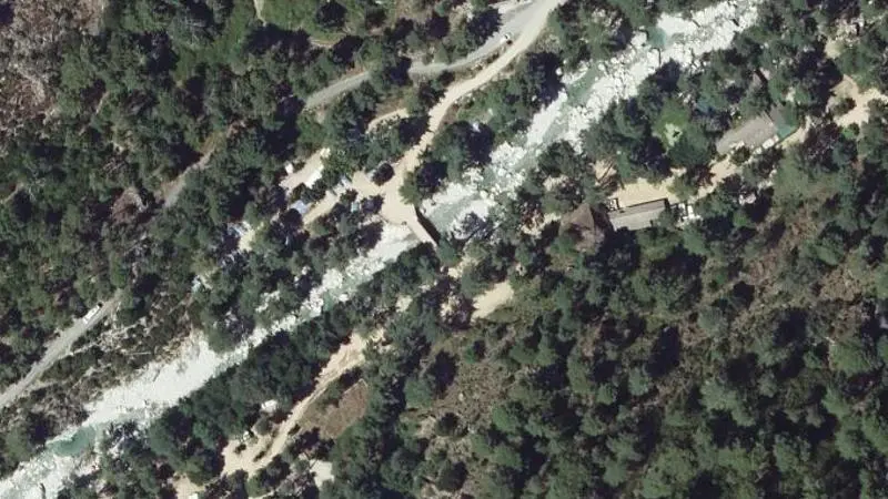 Vue aérienne : Tuani Camping