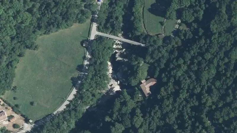 Vue aérienne : Pont du Prat