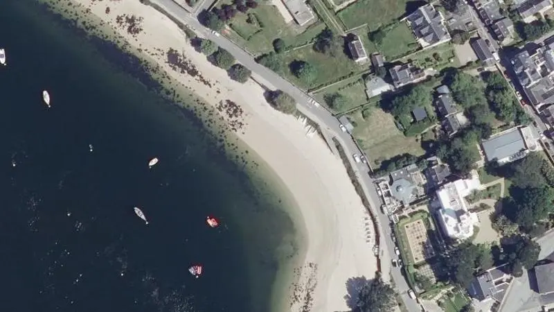 Vue aérienne : Petite Plage
