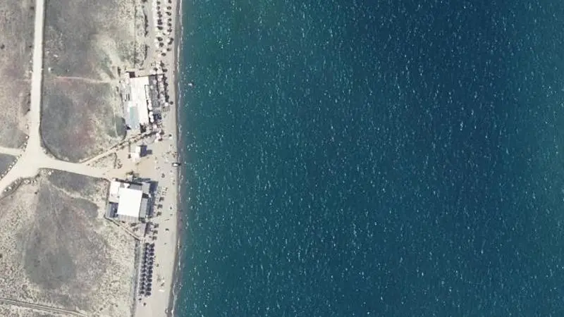 Vue aérienne : Plage Sud