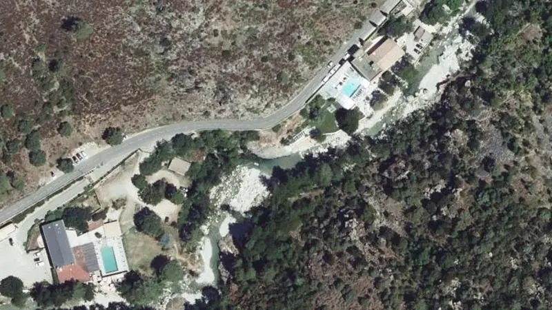 Vue aérienne : Le Refuge