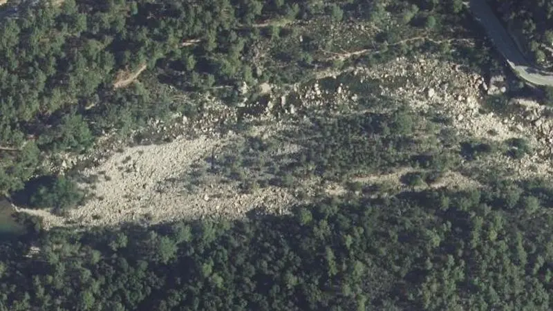 Vue aérienne : Plage de la Solenzara