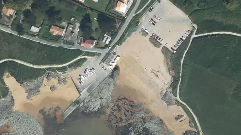 Vue aérienne : Portmain