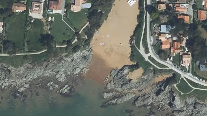 Vue aérienne : Le Porteau