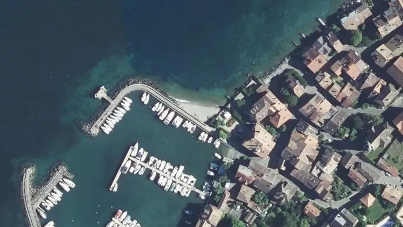 Vue aérienne : Plage du Léman