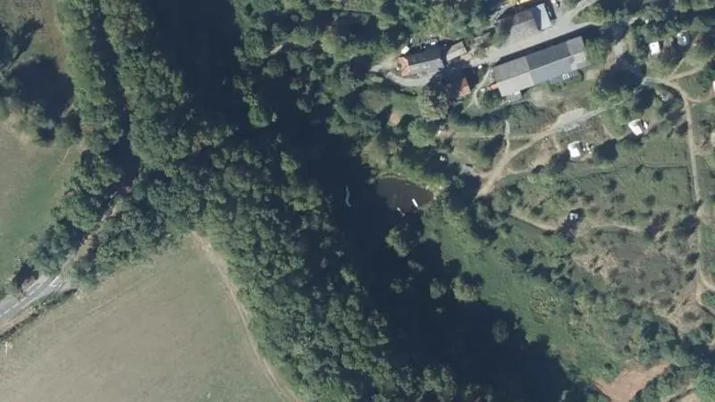 Vue aérienne : Camping de la Foret