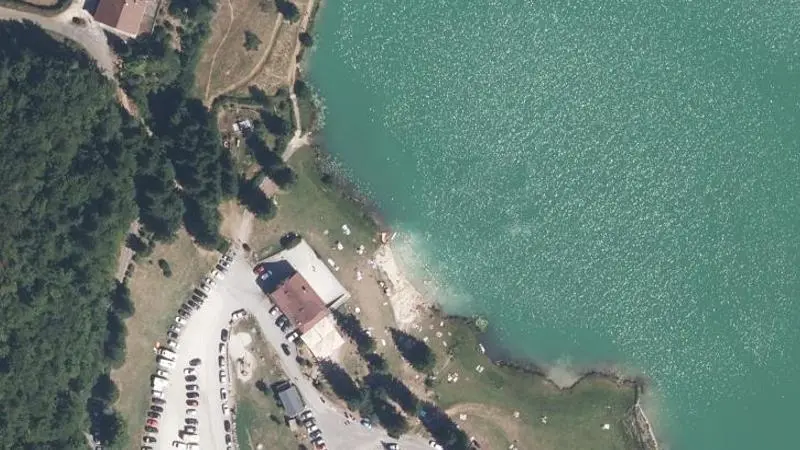 Vue aérienne : Lac Genin