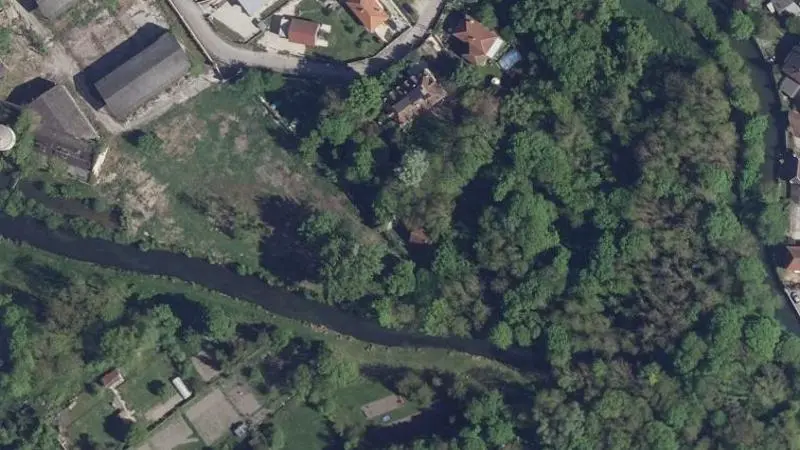 Vue aérienne : Baignade de Rivière Notre-Dame