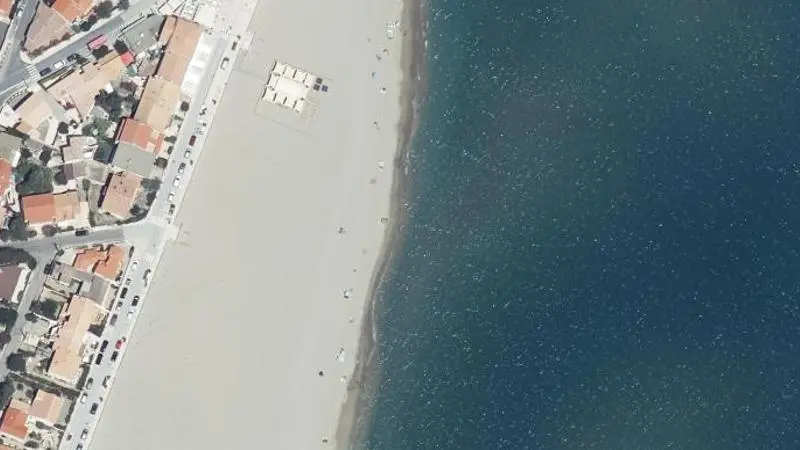 Vue aérienne : Leucate-Plage