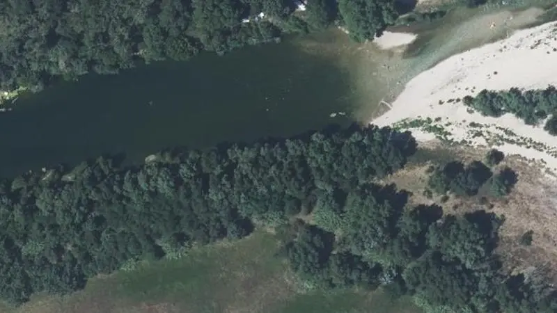 Vue aérienne : Les Gorges du Gardon