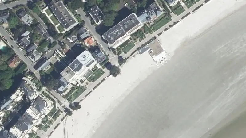 Vue aérienne : Baie de la Baule