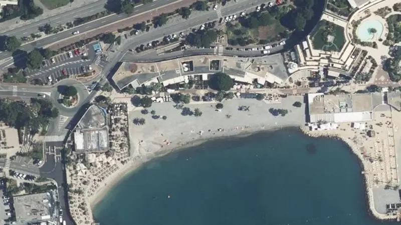 Vue aérienne : Beach Club