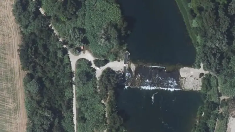 Vue aérienne : Plage du Gardon