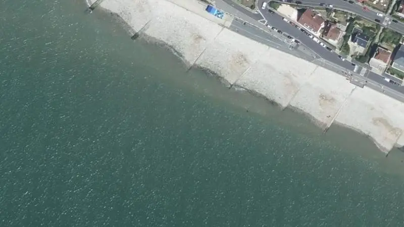 Vue aérienne : Ste-Adresse-Plage