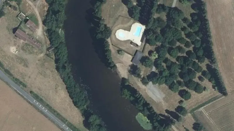 Vue aérienne : Plage de la Creuse
