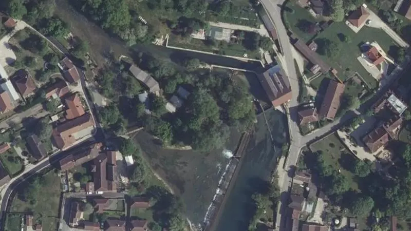 Vue aérienne : Chappes