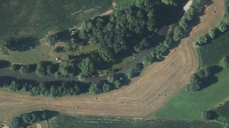 Vue aérienne : Plage du Vert