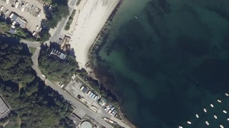 Vue aérienne : Sainte-Anne-Du-Portzic