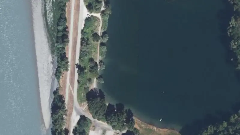Vue aérienne : Pontcharra - Plan d'eau