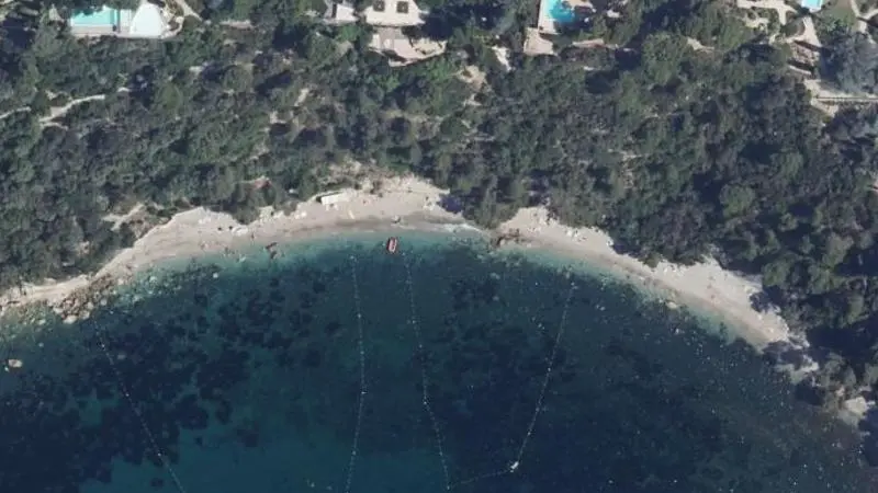 Vue aérienne : Plage Mejean