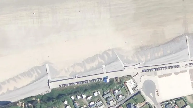 Vue aérienne : St-Aubin-Plage