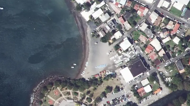 Vue aérienne : ANSE MADAME (Plan d'eau)