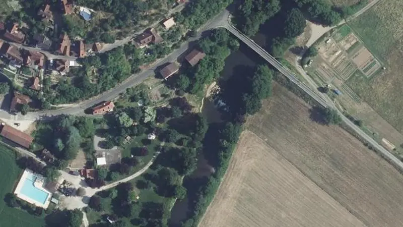Vue aérienne : Le Communal