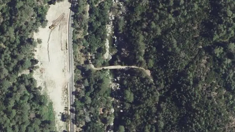Vue aérienne : La Jauge