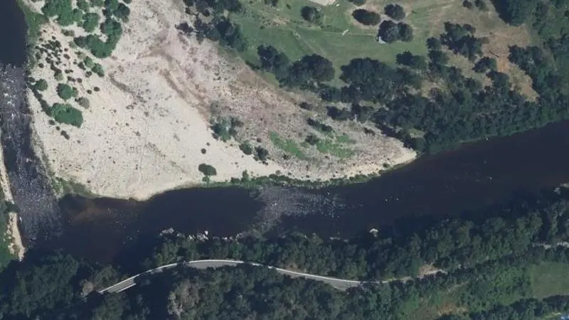 Vue aérienne : Plage de Pontpierre