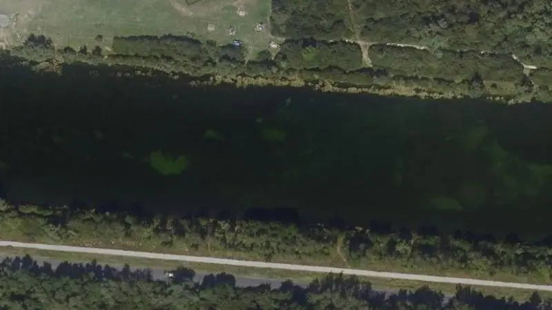 Vue aérienne : Bassin Nautique