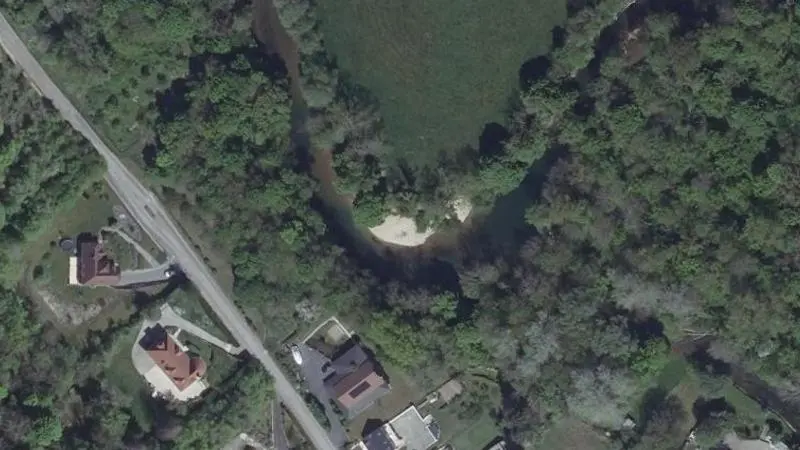 Vue aérienne : Plage de l'Aube