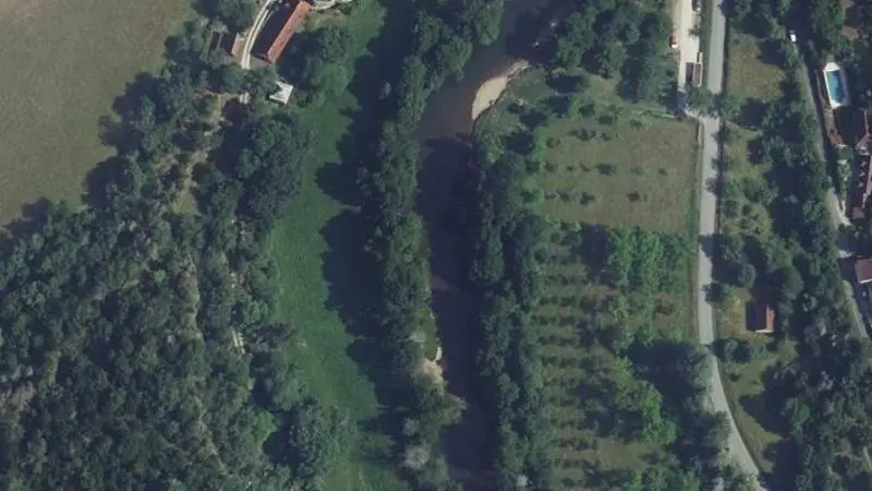 Vue aérienne : Aire de Repos