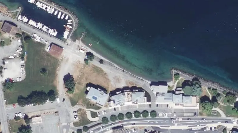 Vue aérienne : Publier Port