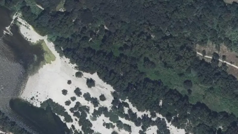 Vue aérienne : Plage du Pont Casse