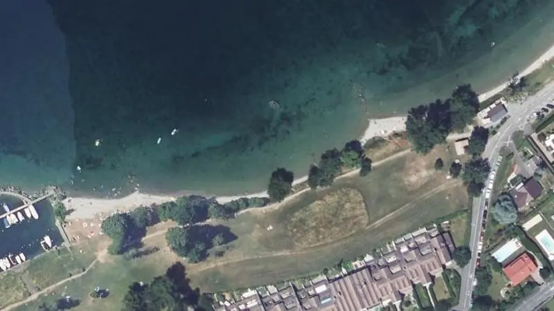 Vue aérienne : Plage de Chantrell