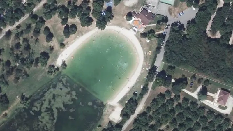 Vue aérienne : Saint Romans - Lac du Marandan