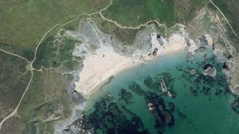 Vue aérienne : Plage de Dotchot